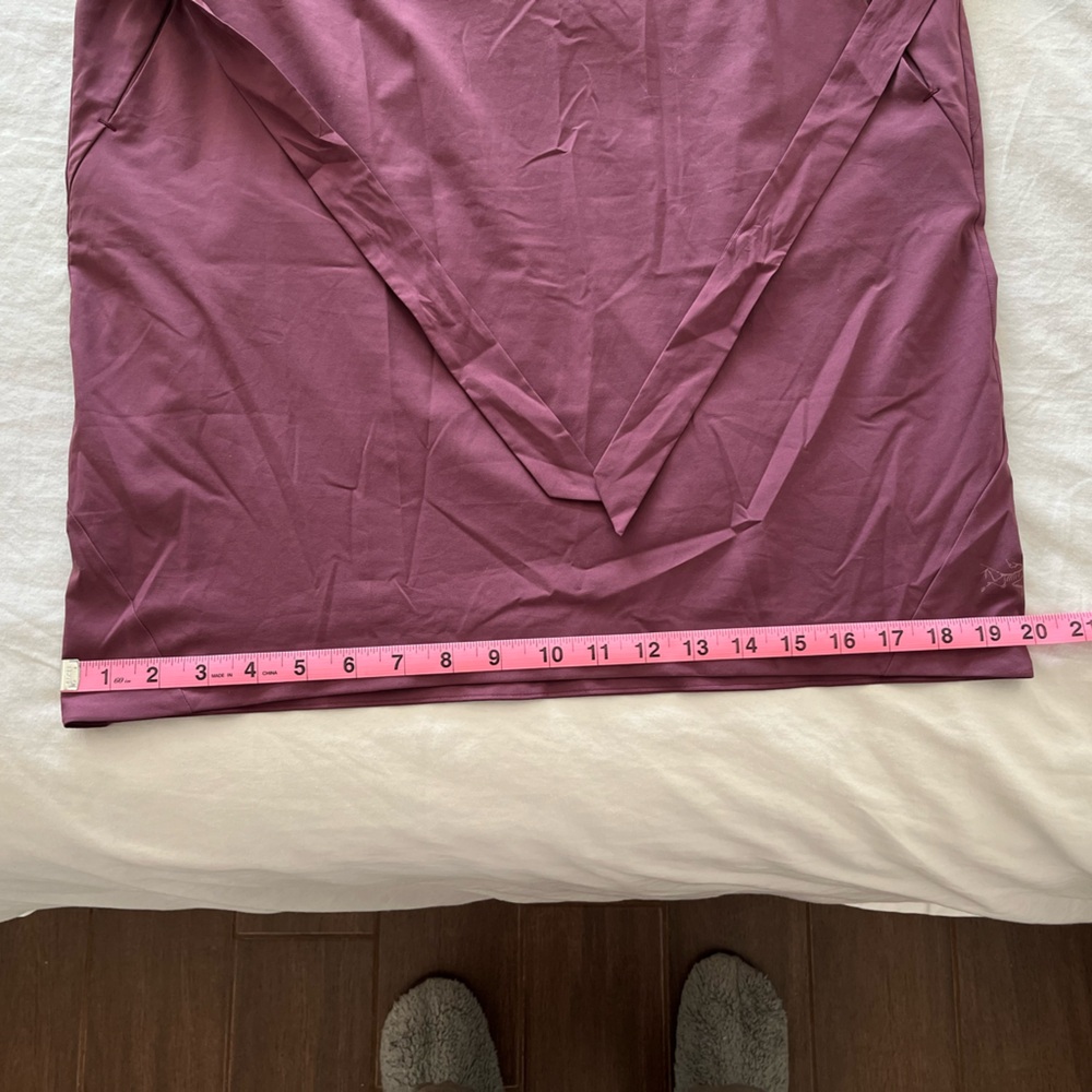 Arcteryx Contenta Belted dress Small Mauve - Picture 7 of 8